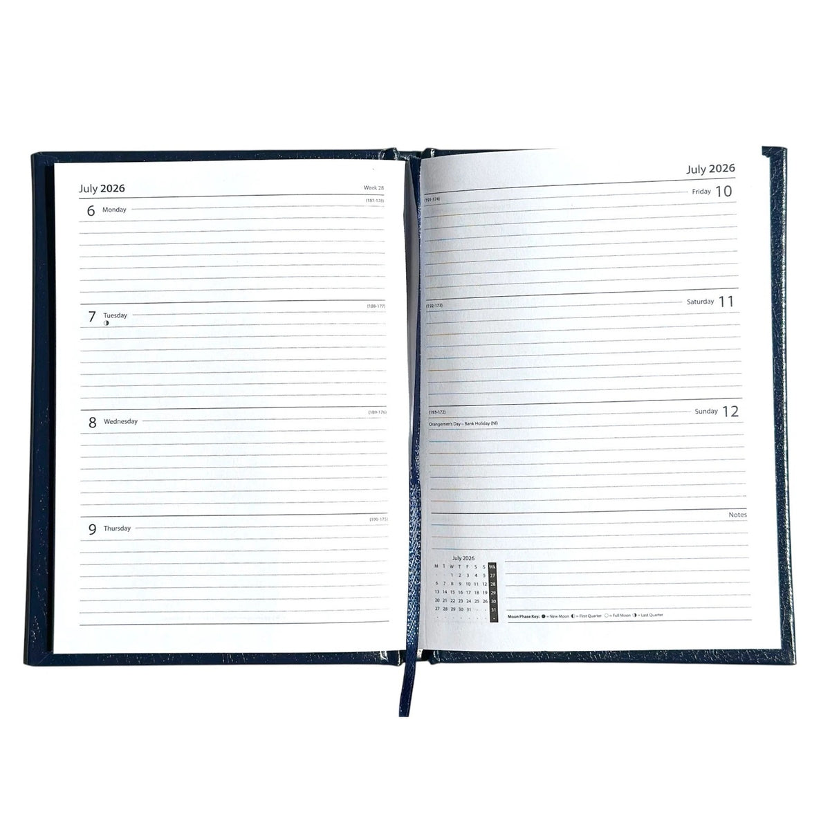 Design Group 2026 Week To View Diary Planner Assorted Colour A4 Pack of 1 YCORDIA4A021 | Hardback Cover | For Office-School and Personal Use
