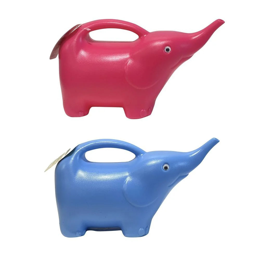 Smart Garden Briers Kids Elephant Watering Fun Can Assorted Colours Pack of 1 4720014 | Plastic Garden Watering Can | Lightweight and Easy to Use