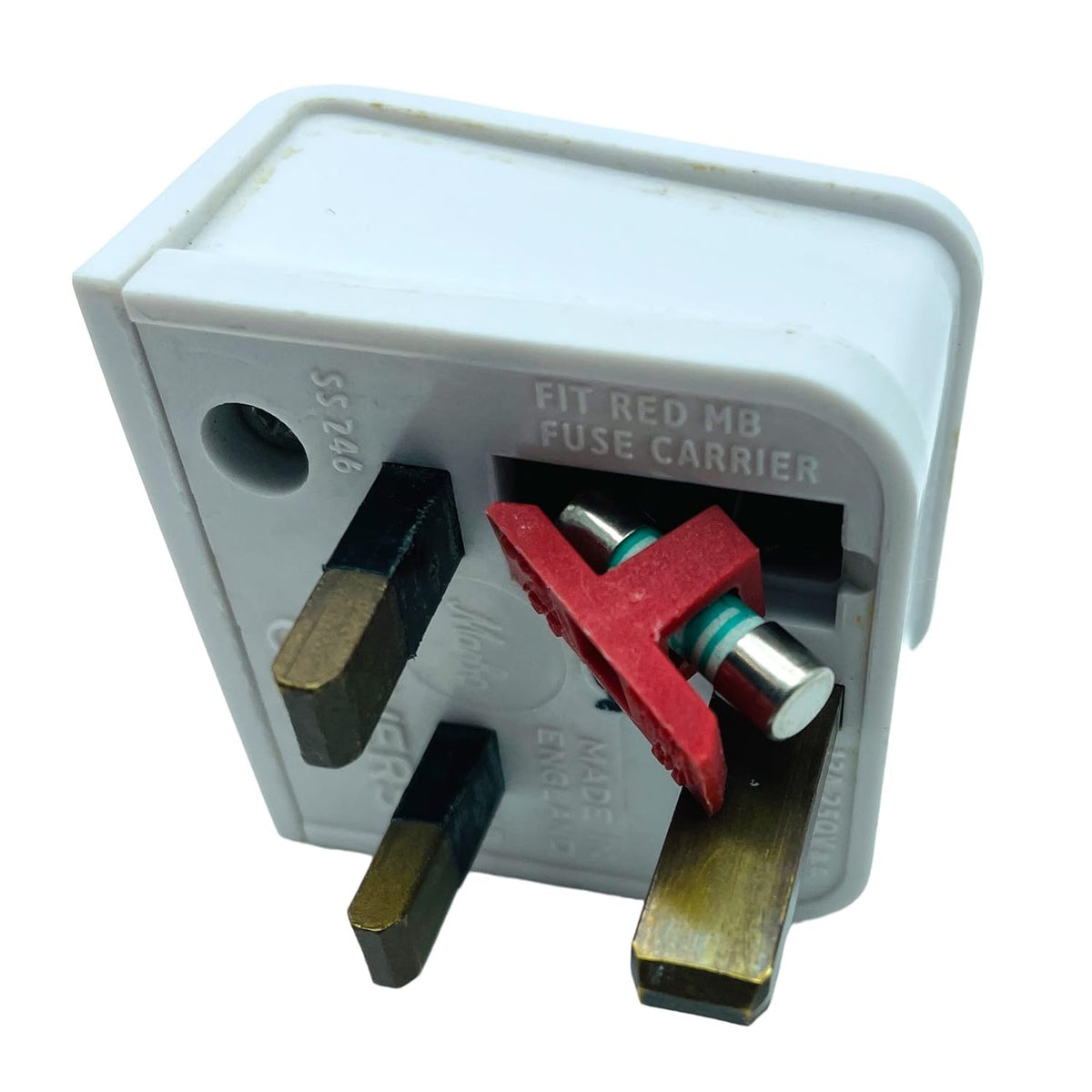 PowerPlus 1 Amp Fuse Chrome Pack of 4 1376 | 240V AC | BS1362 Compliant Safety Fuses | For Plugs and Appliances | For Appliances with 250W