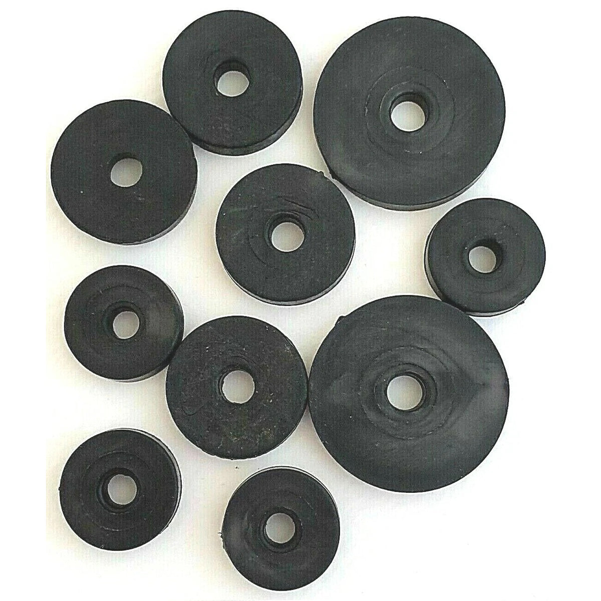 Star Pack Assorted BSP Tap Washers Black 3/8 - 1/2 - 3/4-inch 10Pk 72490