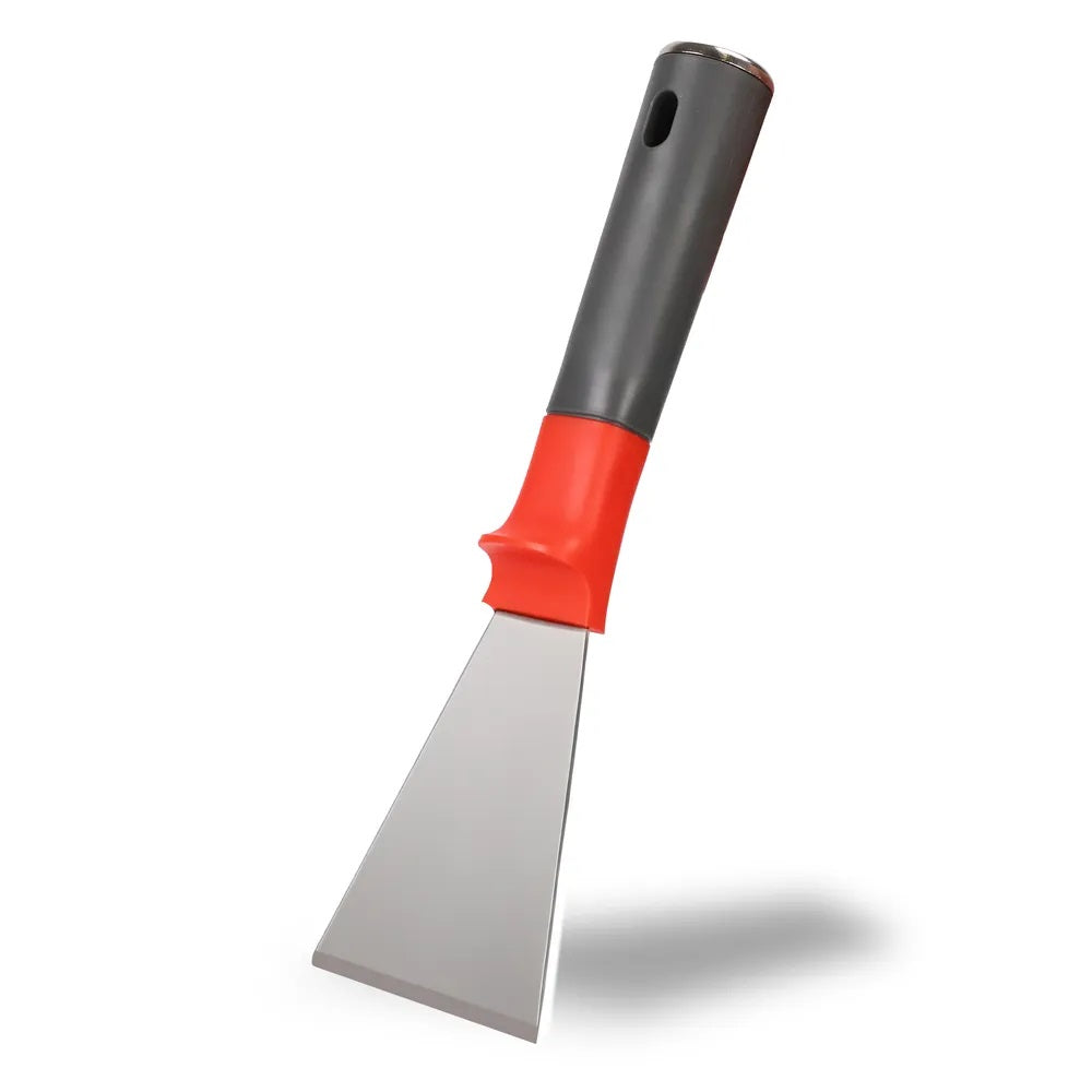 Dekton Professional Stripping Knife Multicolour 80mm DT95763 | Ideal for Filling Cracks Scraping Wallpaper and Repairing Holes | High Quality Stainless Steel Blade | Hollow Ground Blade | Full Tang