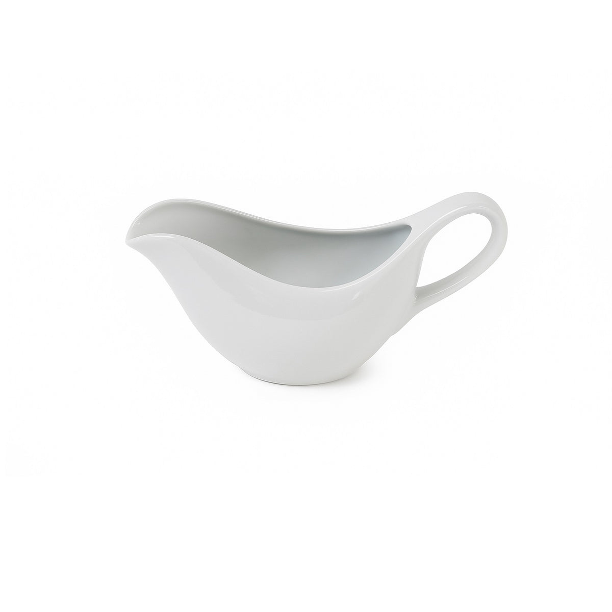 Carnaby Porcelain Gravy Boat White CRM1492 | Dishwasher Safe | Microwave Safe