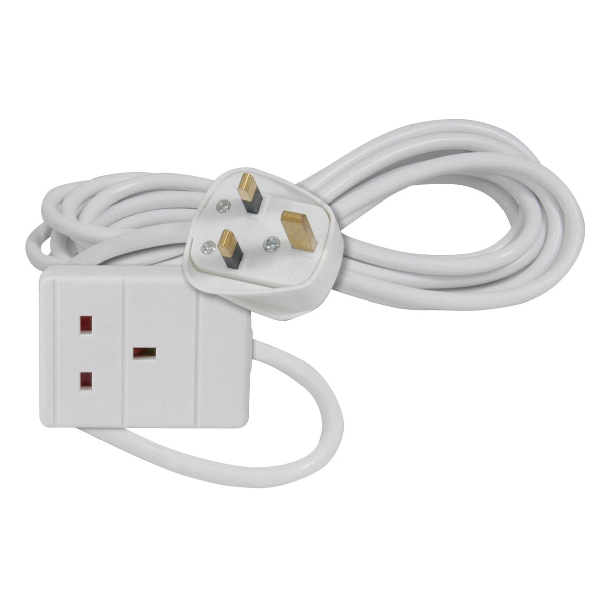 Mercury 1 Gang Extension Lead White 3Mtr 429.763UK