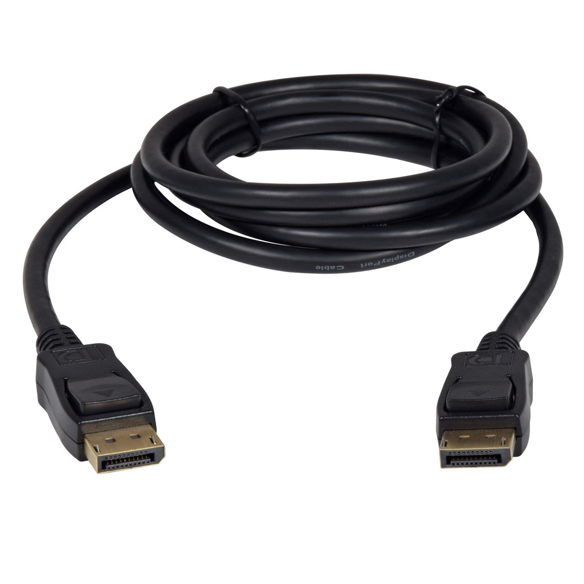 AV Link 4K Displayport Lead Black 1.8Mtr 122.428UK | Displayport Plug to Displayport Plug