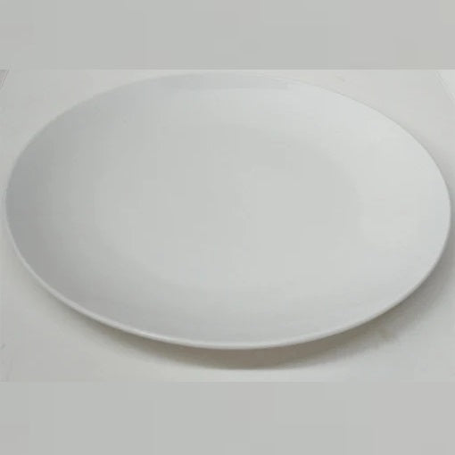 Carnaby Round Porcelain Dinner Plate White 10.5-Inch CRM1480 | Dishwasher and Microwave Safe
