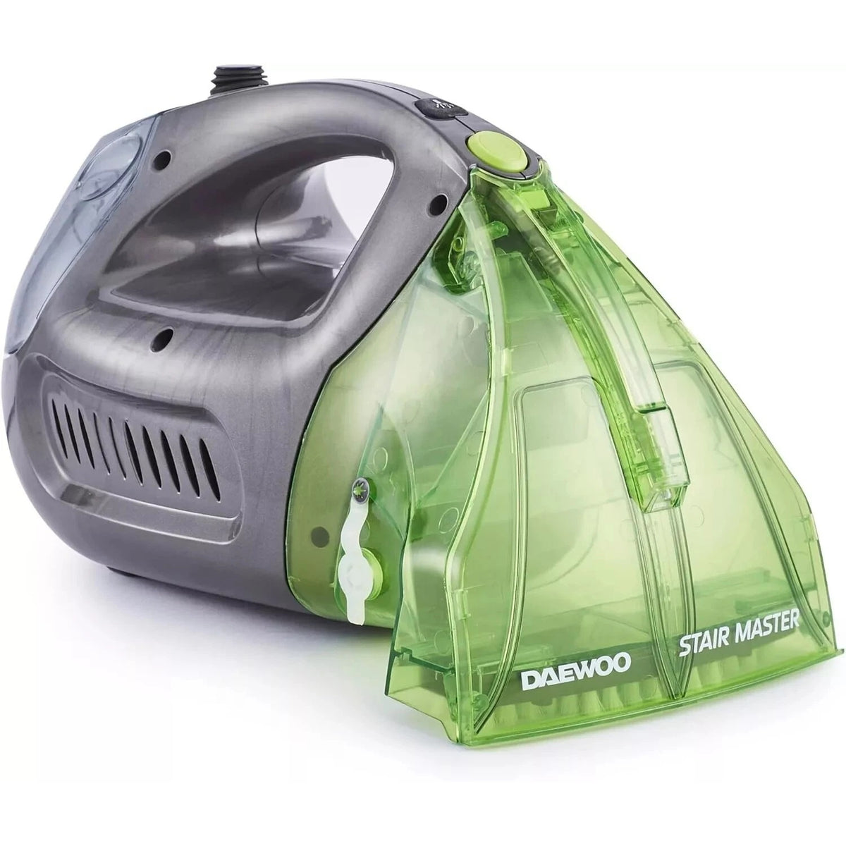 Daewoo Hurricane Stair Master Carpet and Upholstery Cleaner Black and Green FLR00161 | 500W Power | 480ml Clean Water Tank | 900ml Dirty Water Tank | Easy Clean and Empty | Easy Fill | 5Mtr Corded