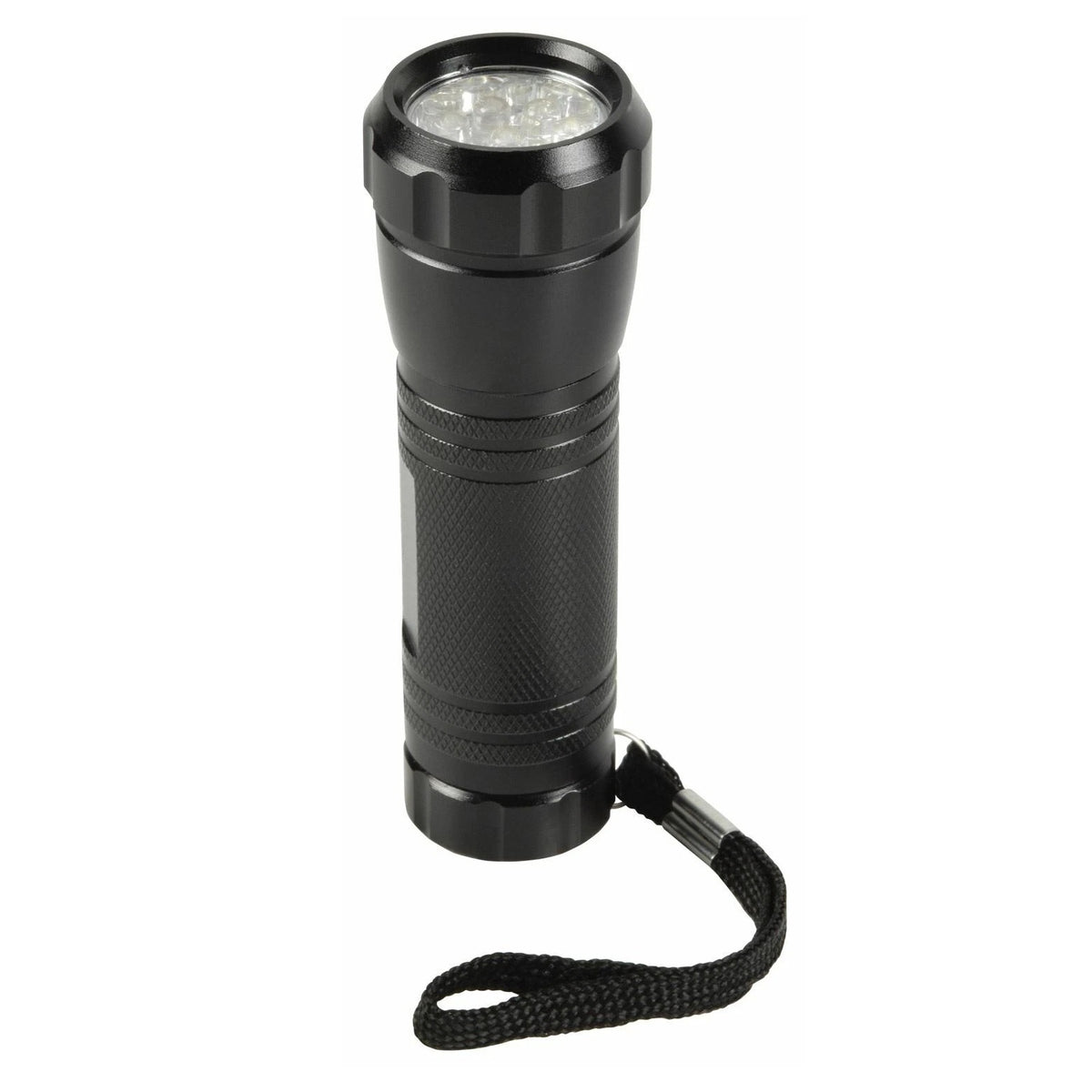 Mercury 9 LED UV Torch Black 410.445UK | Detects Fluorescent Agents and Security Codes | Identify Counterfeit Bank Notes