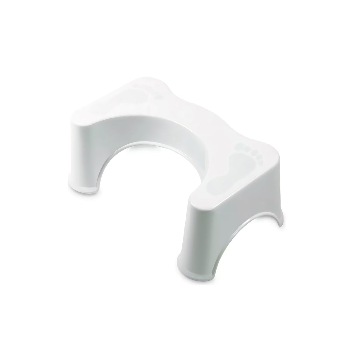 Addis Toilet Stool White 519815 | Lightweight | Universal Use for All Ages | Easy to Clean | Suitable for Most Toilets