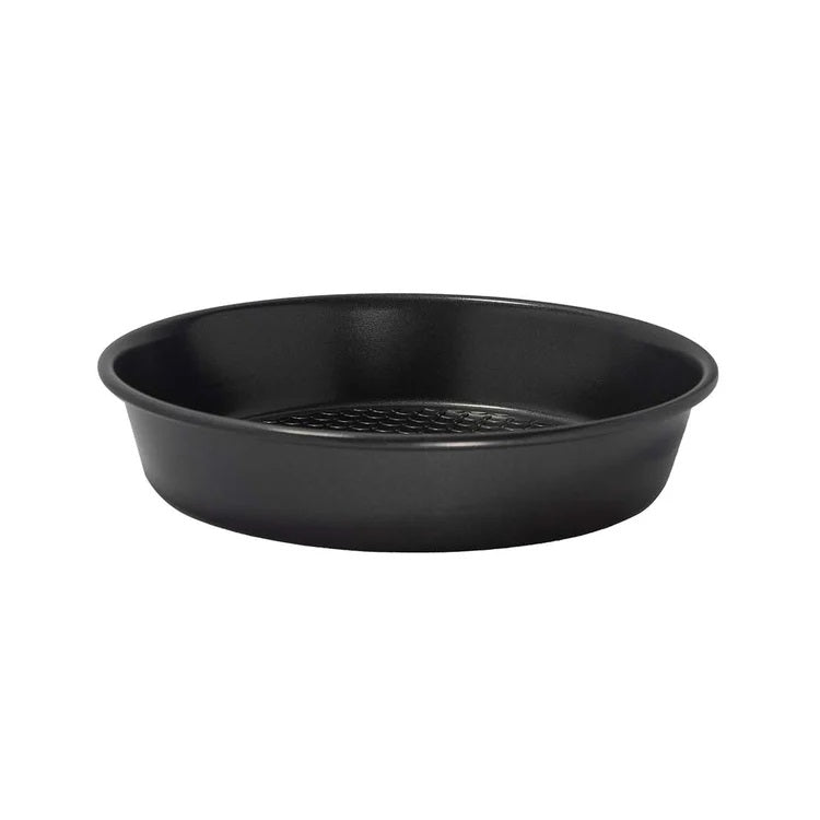 The Hairy Bikers Round Non-Stick Cake Pan Black 9-Inch BKW1671 | Oven and Freezer Safe | Dishwasher Safe | Textured Base for Easy Release | PFOA Free