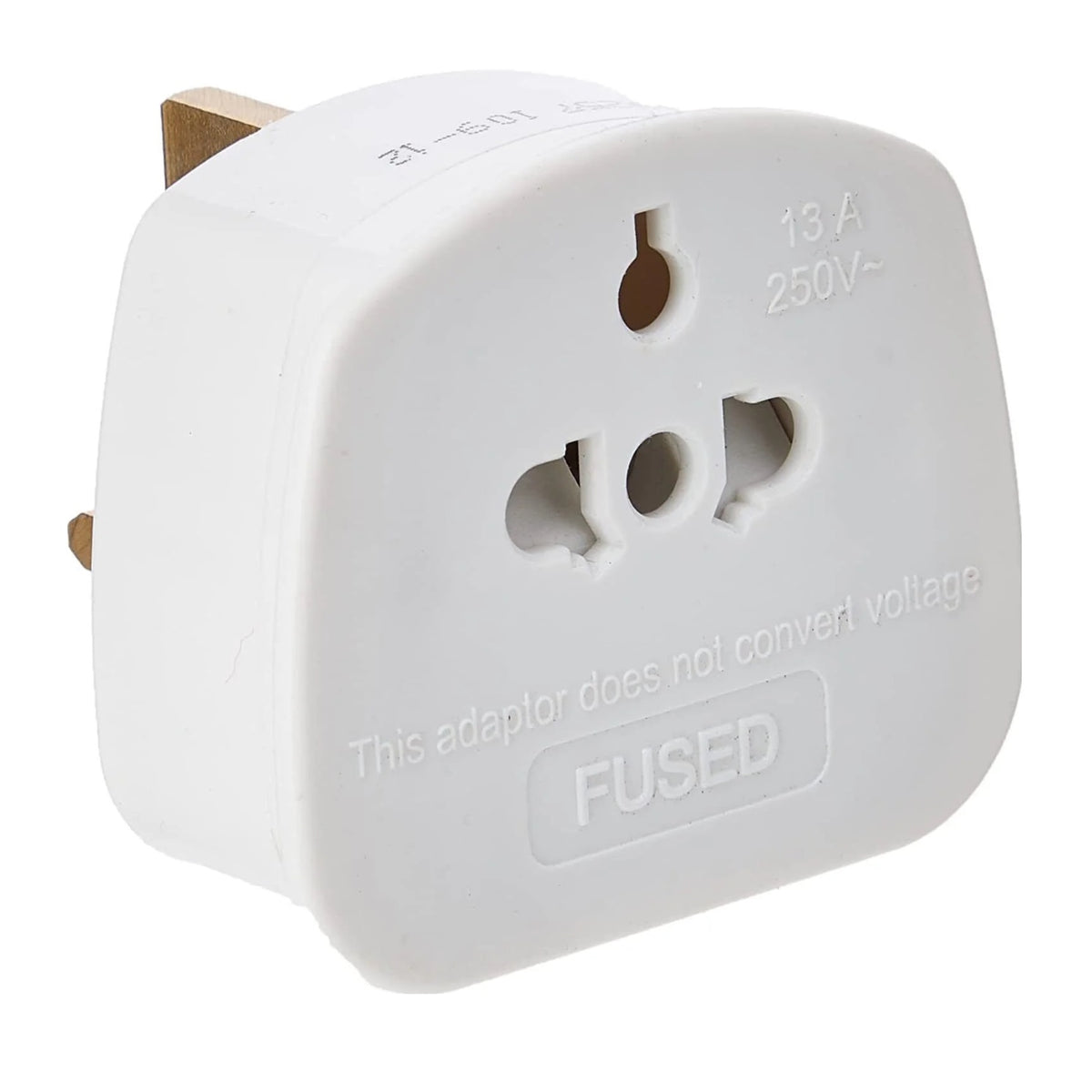 Daewoo 13A 250V UK Visitor Adaptor White TVL1013