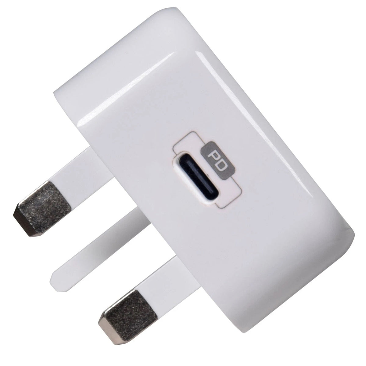 Mercury 20W Low Profile USB Type-C Charger White 421.720UK | Compact and Lightweight