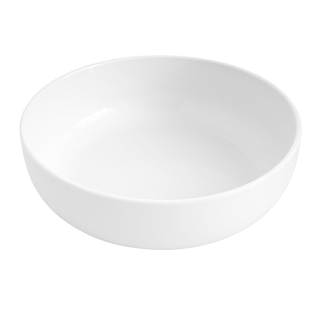 Carnaby Porcelain Pasta Bowl White 8-Inch CRM1484 | Dishwasher Safe | Microwave Safe