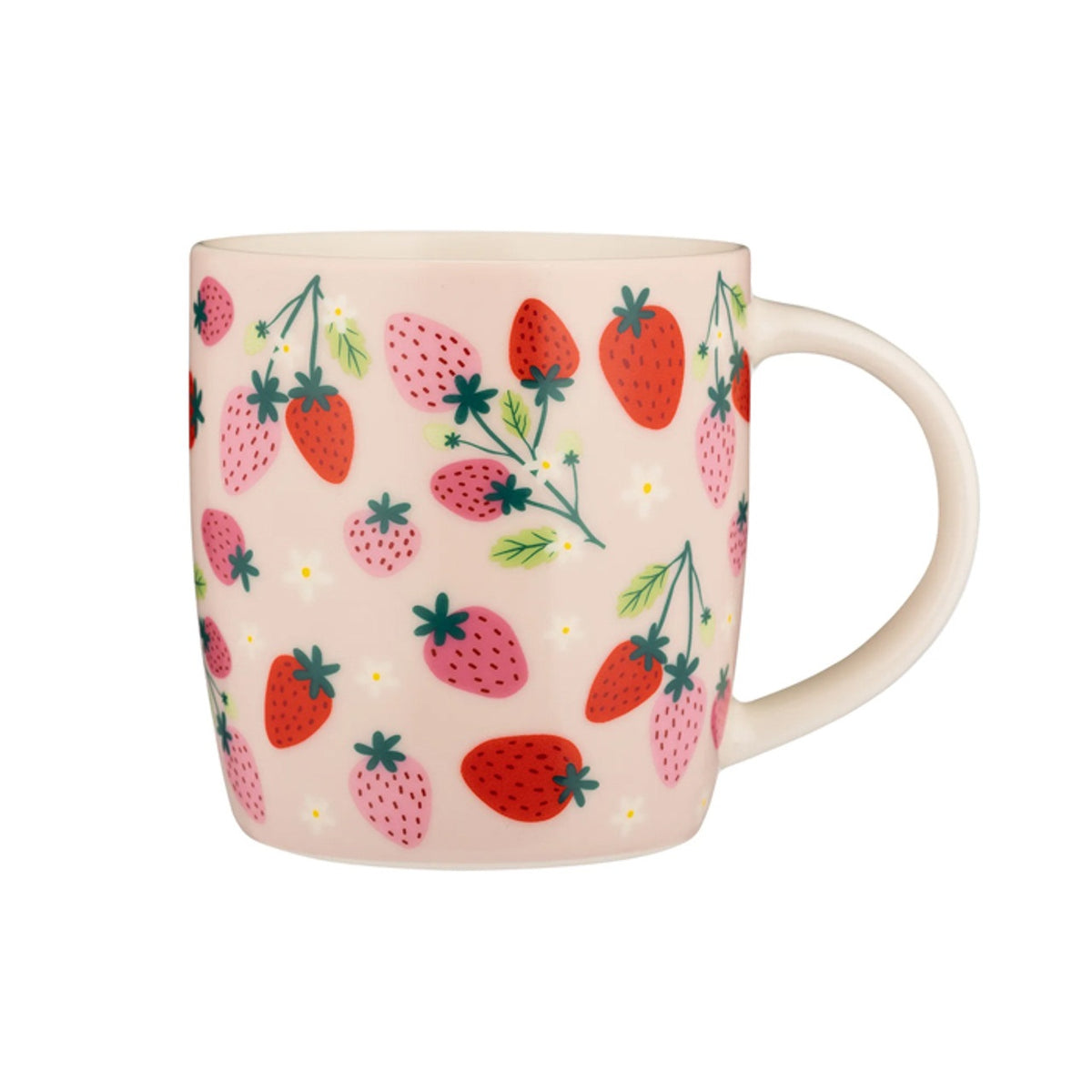Price and Kensington Strawberries Mug Multicolour 340ml 59.754 | Microwave and Dishwasher Safe