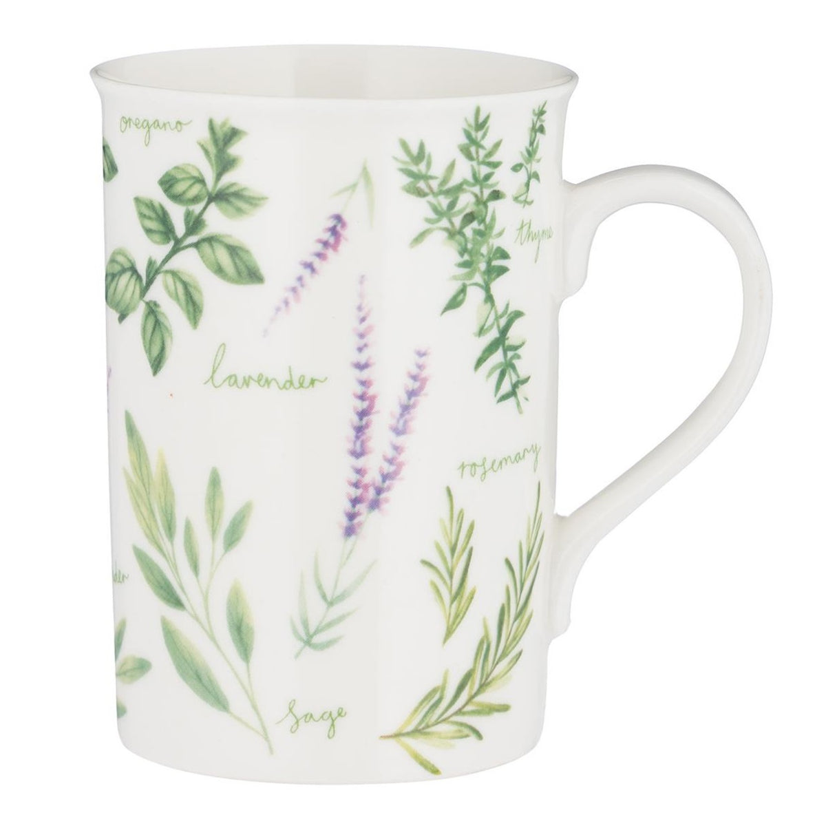 Price and Kensington Gardens Hub Lavender Mug White 300ml 43.046 | Microwave and Dishwasher Safe
