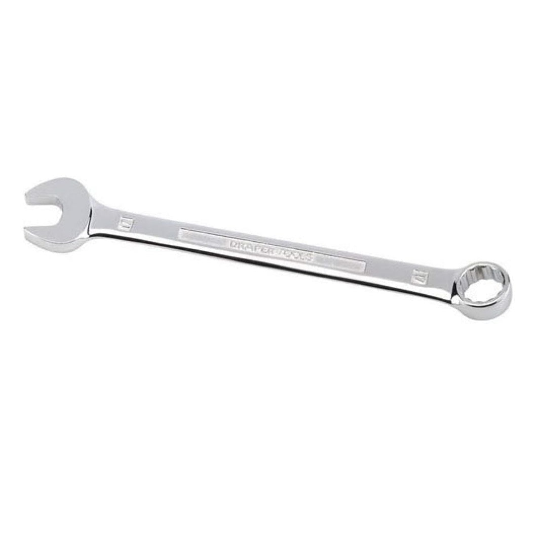 Draper Chrome Vanadium Steel HI-Torq Combination Spanner Chrome 17mm 35013