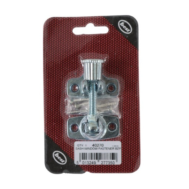 Best Zinc Plated Sash Window Fastener BZP Silver 40270 | Locking Catch with Screws | For Timber Sash Frames | Easy to InstallBest Zinc Plated Sash Window Fastener BZP Silver 40270 | Locking Catch with Screws | For Timber Sash Frames | Easy to Install