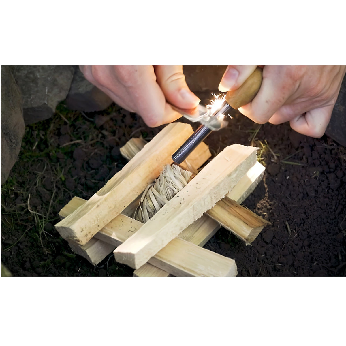 Flamers Firelighters Natural Pack of 24 FLAMERS24-576 | For Fires and Barbecues | Made from Natural - Renewable - Untreated Wood Shavings Dipped in Wax | Long Burn | Odourless | Easy to Light | Clean and Convenient | Great for Wood Burning stoves - Open