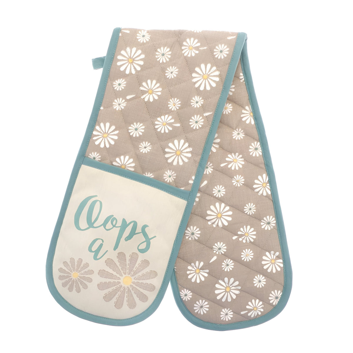 Country Club Oops a Daisy Double Oven Glove Multicolour 90cm x 19cm KCO220074