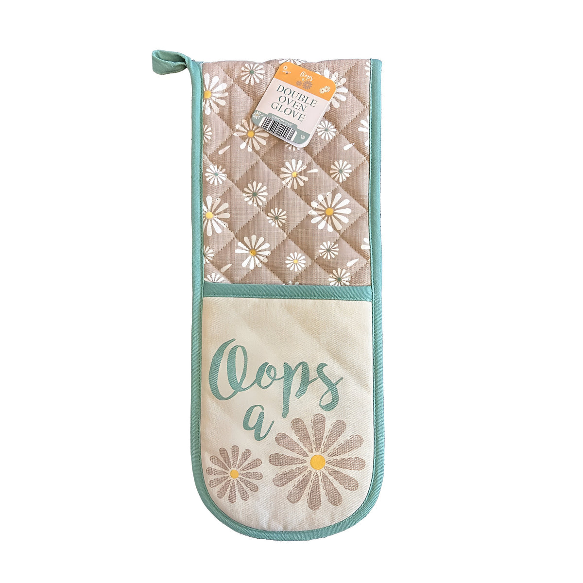 Country Club Oops a Daisy Double Oven Glove Multicolour 90cm x 19cm KCO220074
