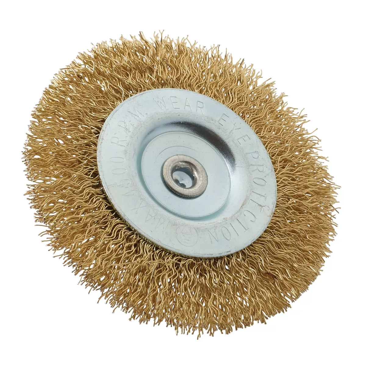 Draper Rotary Wire Brush Gold and Silver 75mm x 6mm 41429