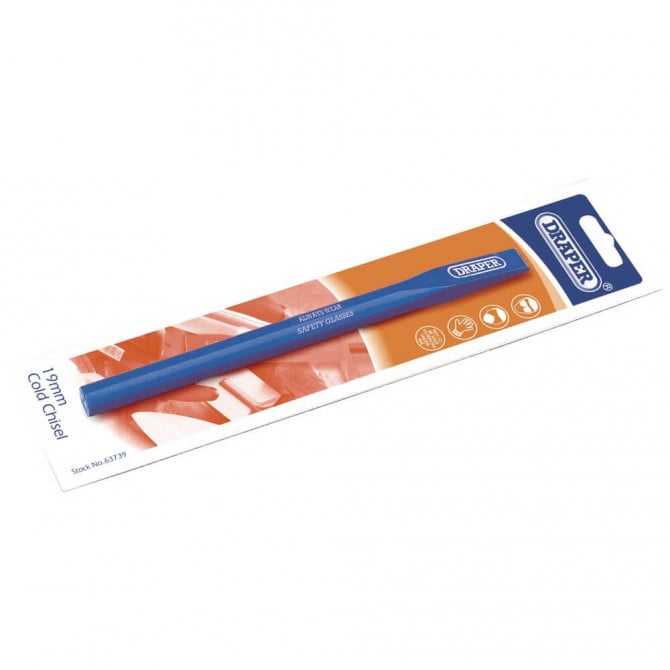 Draper Octagonal Shank Cold Chisel Blue 19mm x 200mm 63739