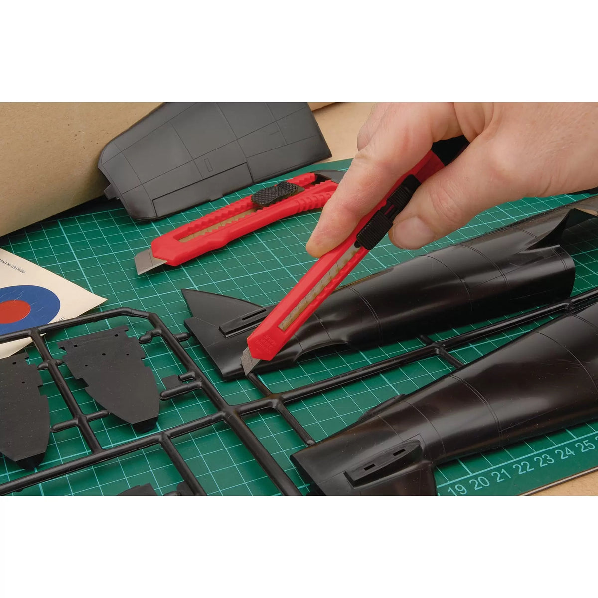 Draper Redline Retractable Segment Blade Knife Red 67675