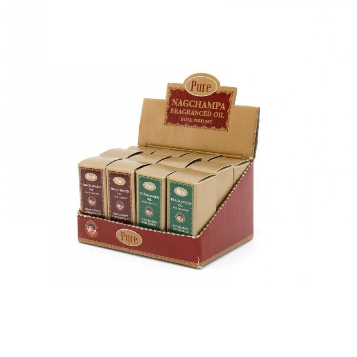 SiL Pure Nagchampa Fragranced Oil Multicoloured 10ml Pack of 1 40g FR1254 | Assorted Fragrance Bottle | Includes Black Opium-Amber-Patchouli-Sandalwood and Nirvana Scents
