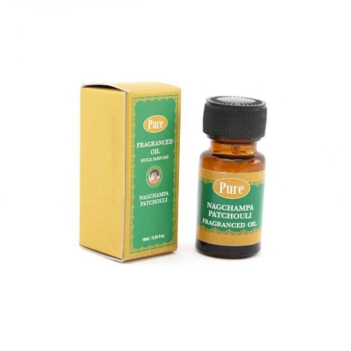 SiL Pure Nagchampa Fragranced Oil Multicoloured 10ml Pack of 1 40g FR1254 | Assorted Fragrance Bottle | Includes Black Opium-Amber-Patchouli-Sandalwood and Nirvana Scents