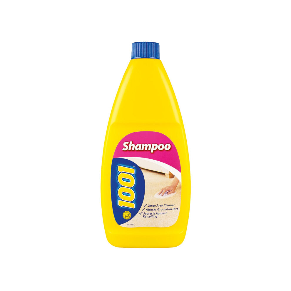 1001 Carpet Shampoo Yellow 500ml 44925 | Tackle Large Areas of Carpet | Lifts Ground-In Dirt and Odours | Protects Against Re-Soiling