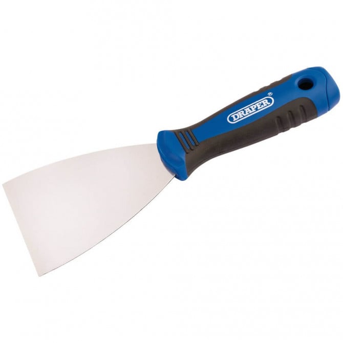 Draper Soft Grip Stripping Knife Blue and Black 75mm 82668