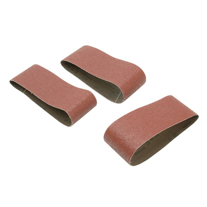 Black Plus Decker Grit 40 Sanding Belts Brown 75mm x 457mm Pack of 3 X33091