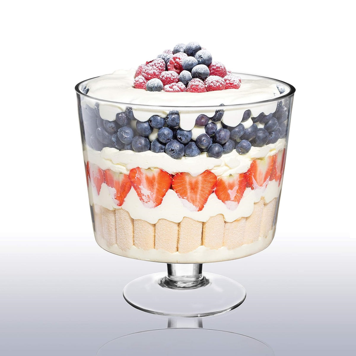 Ravenhead Entertain Footed Trifle Bowl Transparent 20cm RYE218007