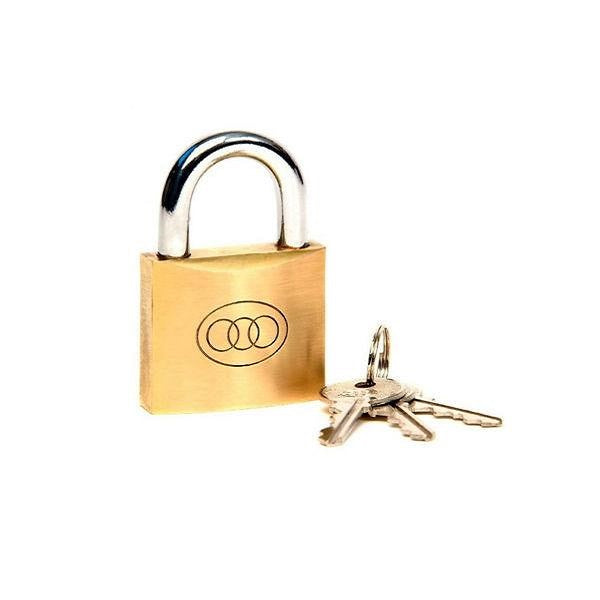 Padlock Brass Plated 25mm