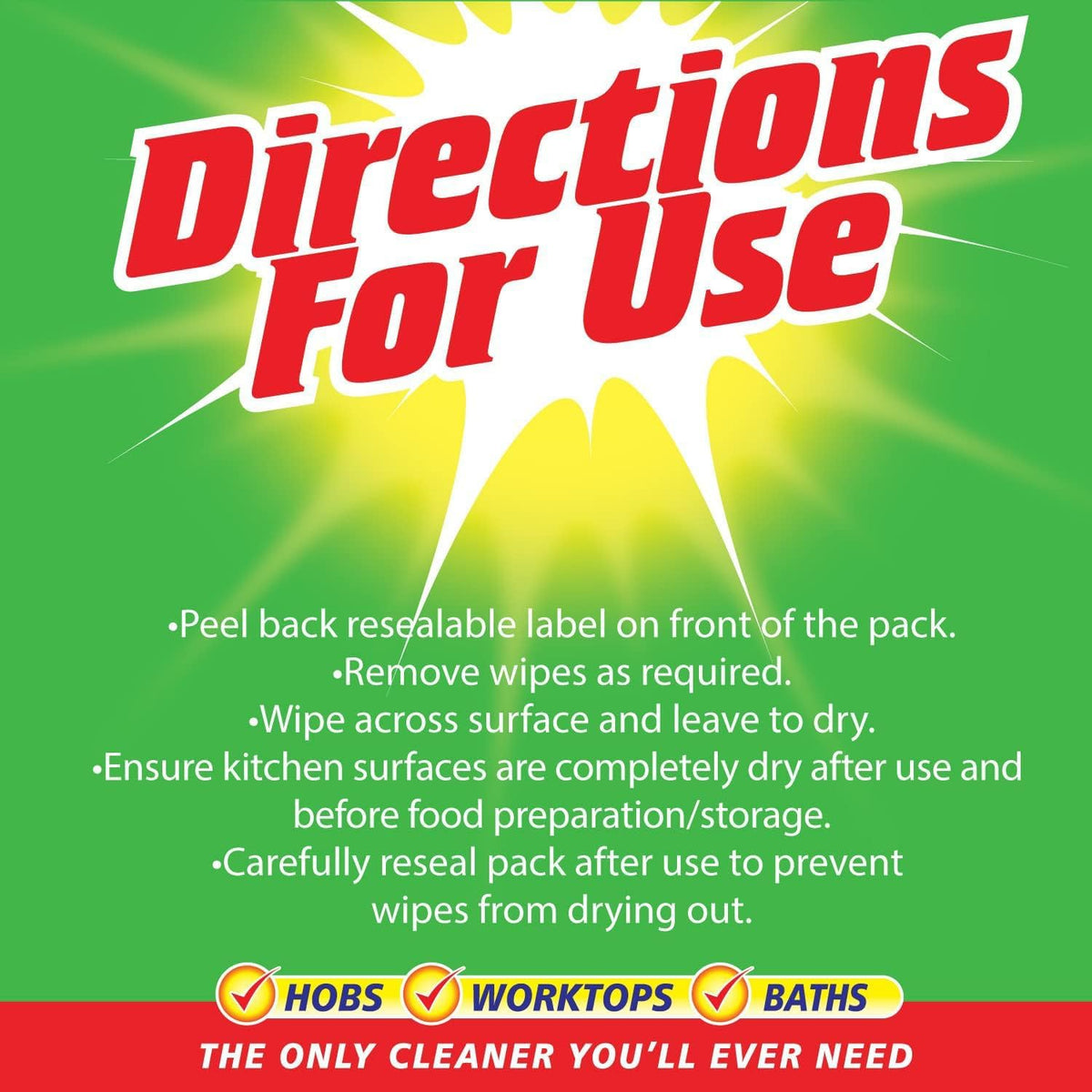 151 Elbow Grease Antibacterial Surface Scrub Wipes Yellow Pack of 24 EG30 | Dual-Sided Wipes | For Tough Grease and Grime | For Hobs-Worktops and Baths | Abrasive Side for Tough Stains | Soft Sise for Gentle Cleaning