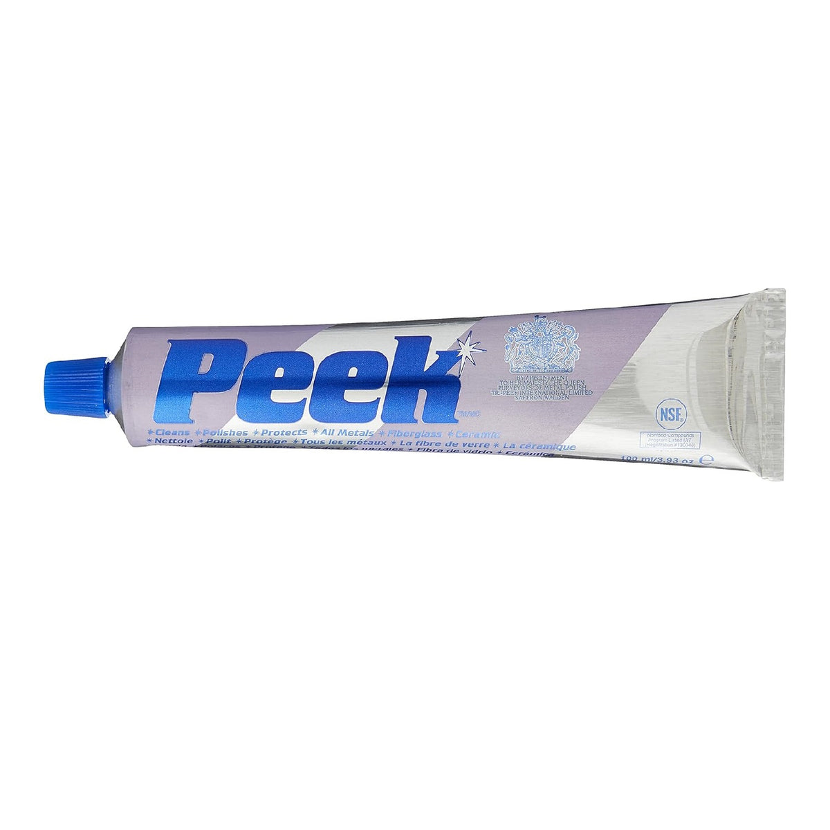Peek Metal Polish Tube Clear 100ml 33200 | Cleans | Polishes | Protects | All Metals | Fibreglass | Ceramic