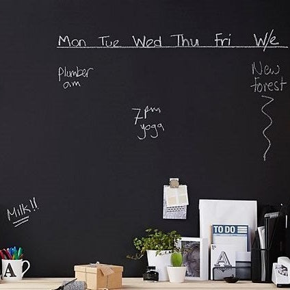 Rustins Quick Dry Blackboard Paint Black 250ml BLAB250 | For Wood and Metal Surfaces | Ideal for DIY Projects and School Use