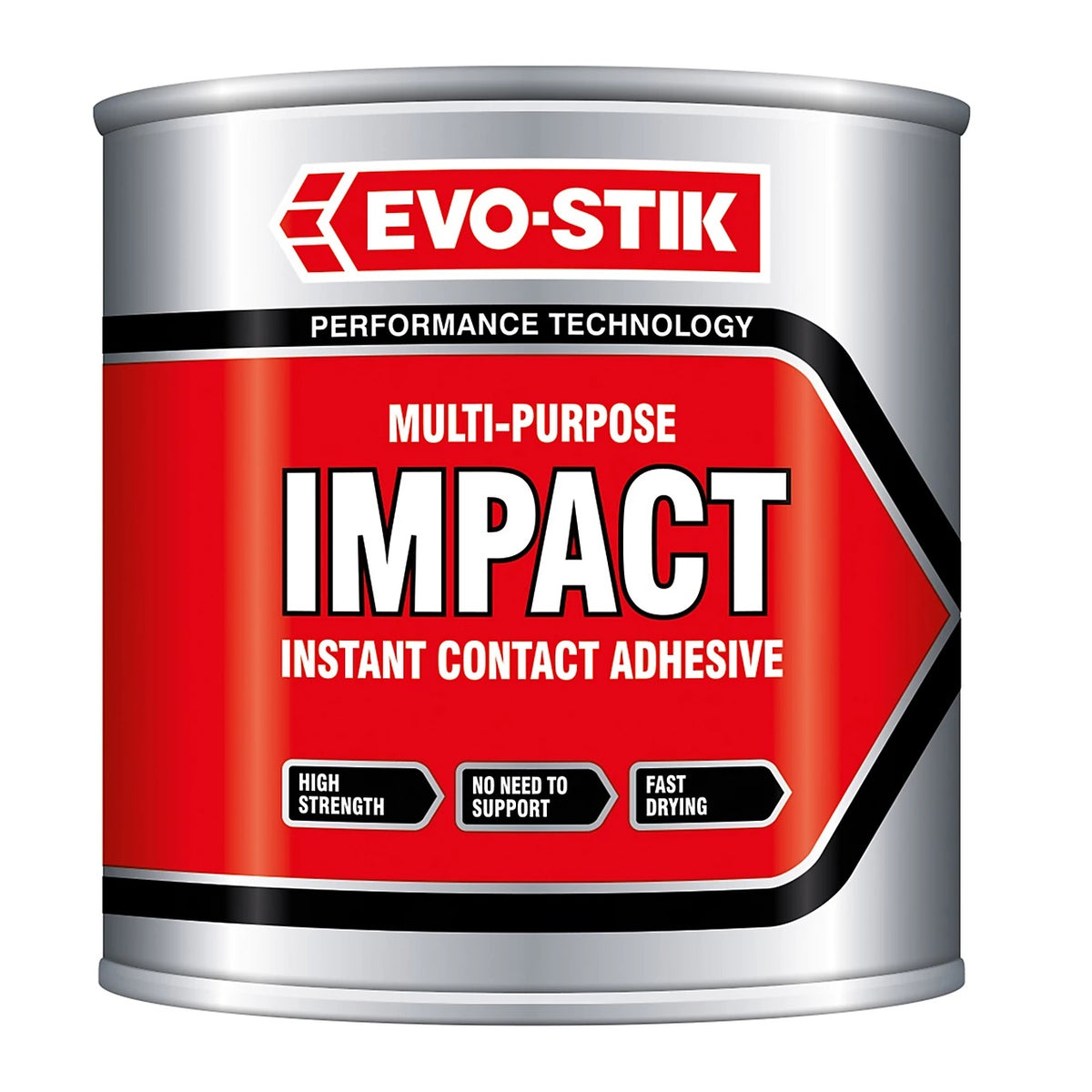 Evo-Stik Multi-Purpose Impact Instant Contact Adhesive Clear 250ml 348103 | High Strength | Fast Drying