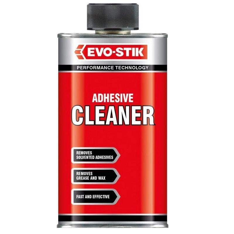 Evo-Stik Adhesive Cleaner Clear 250ml 97056 | Removes Solvented Adhesives | Removes Grease and Wax | Fast and Effective