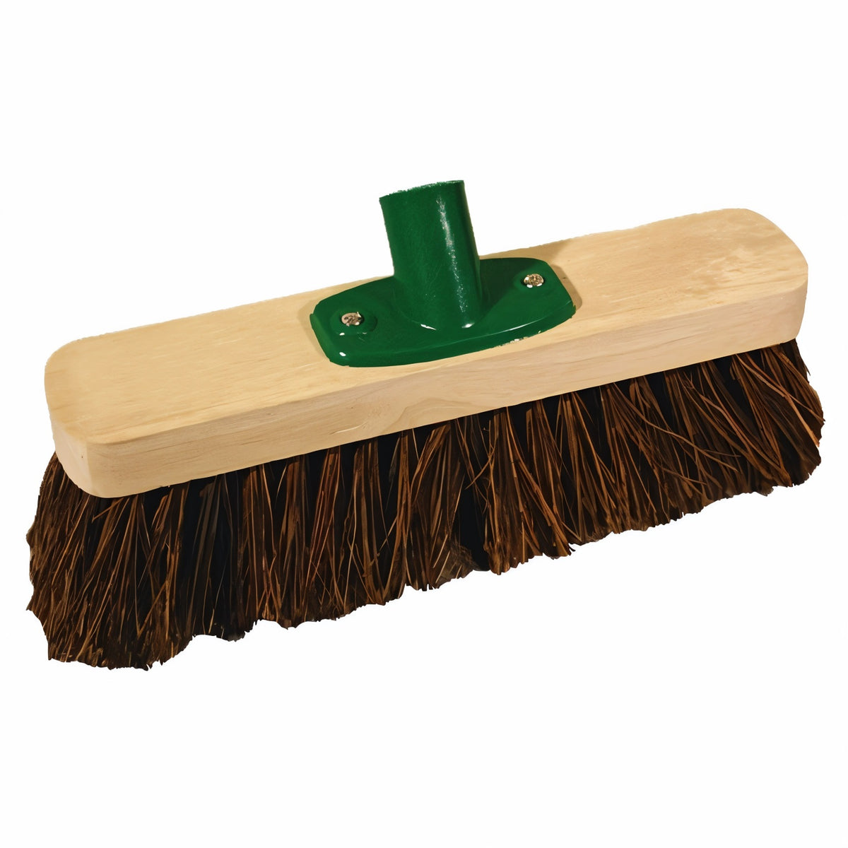 Charles Bentley Stiff Bassine Wooden Broom Head Brown 11.4-Inch F10BKT