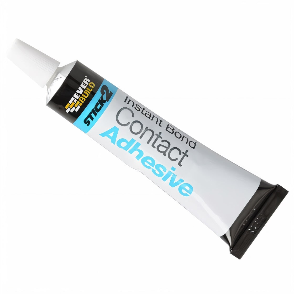 Everbuild Stick 2 Instant Bond Contact Adhesive 30ml S2CONADH | Sticks Decorative Laminates - Worktop Trim - Wood - Rigid PVC - Rubber - Textiles and Metals | 1 minute Instant High Strength Bond
