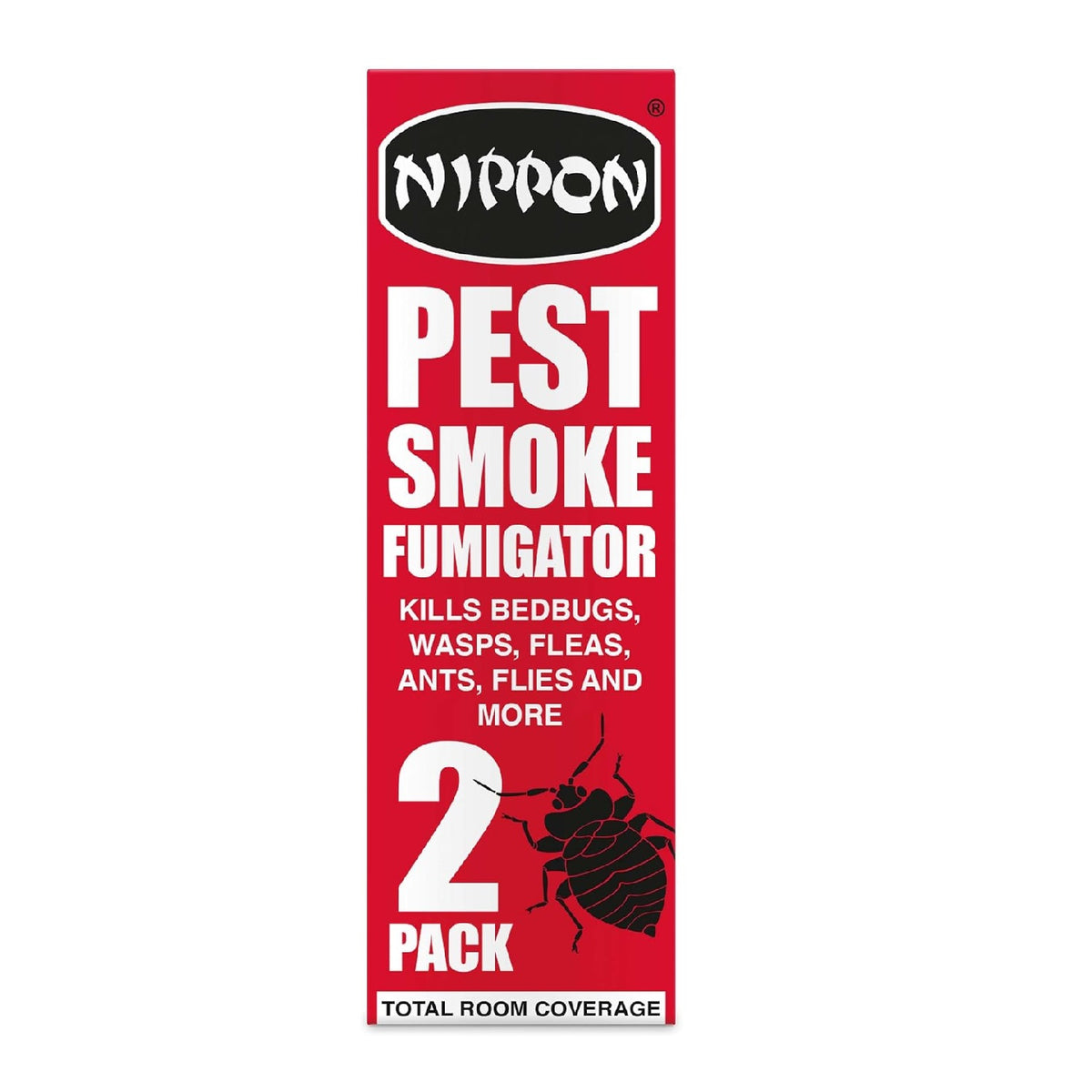 Vitax Nippon Pest Smoke Fumigator Pack of 2 5NPS1 | Kills Bedbugs - Wasps - Fleas - Ants - Flies and More | Total Room Coverage