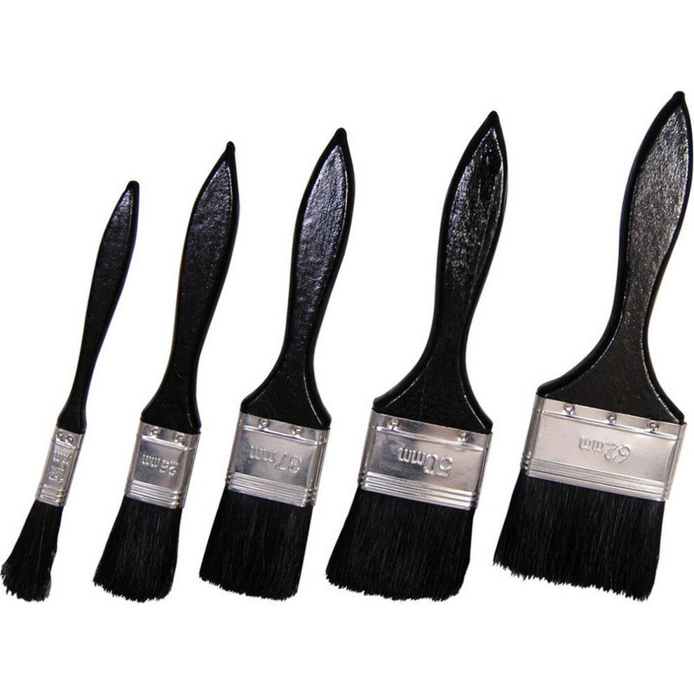 Rodo Ultra Brush Set Black Assorted Sizes Pack of 5 5PACK