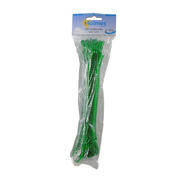 Kendon Plastic Cover Clothes Line Assorted Colours 15Mtr Pack of 1 RDPLS15 | Durable | Weather-Resistant | Ideal for Indoor and Outdoor Use