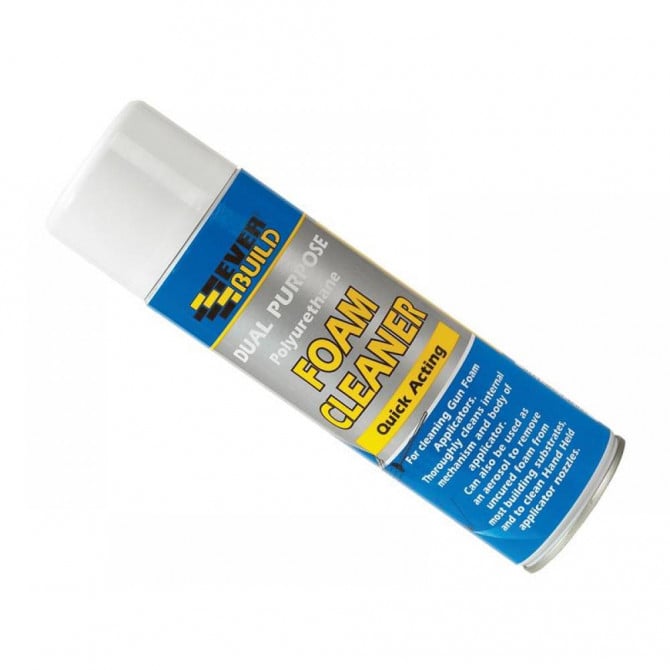 Everbuild Dual Purpose Quick Acting Foam Cleaner White 500ml GFSC5