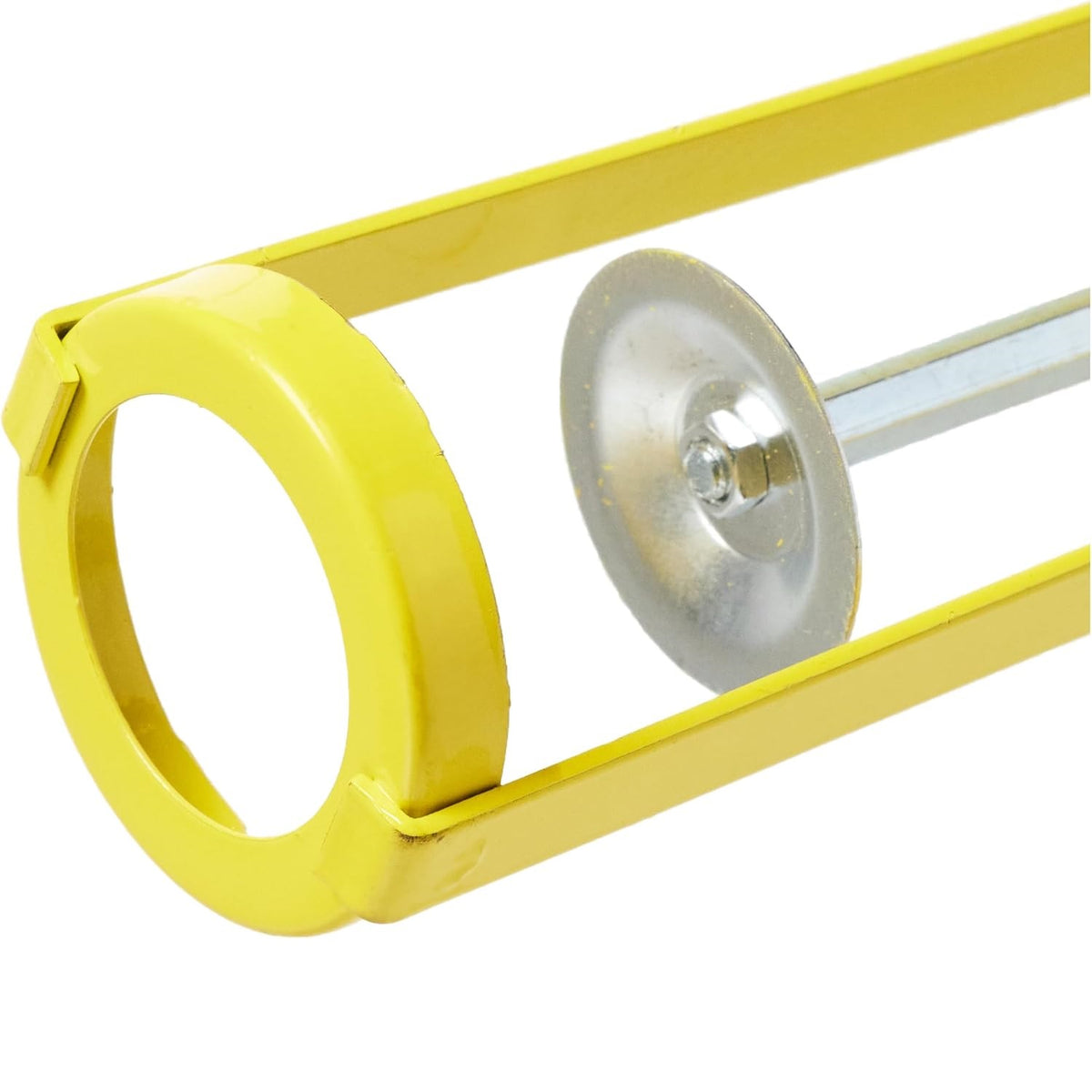 Rolson Heavy Duty Steel Skeleton Frame Caulking Gun Yellow 280mm 60990 | With Plunger and Quick Release Lever | Ideal for Silicone-Adhesive and Filler