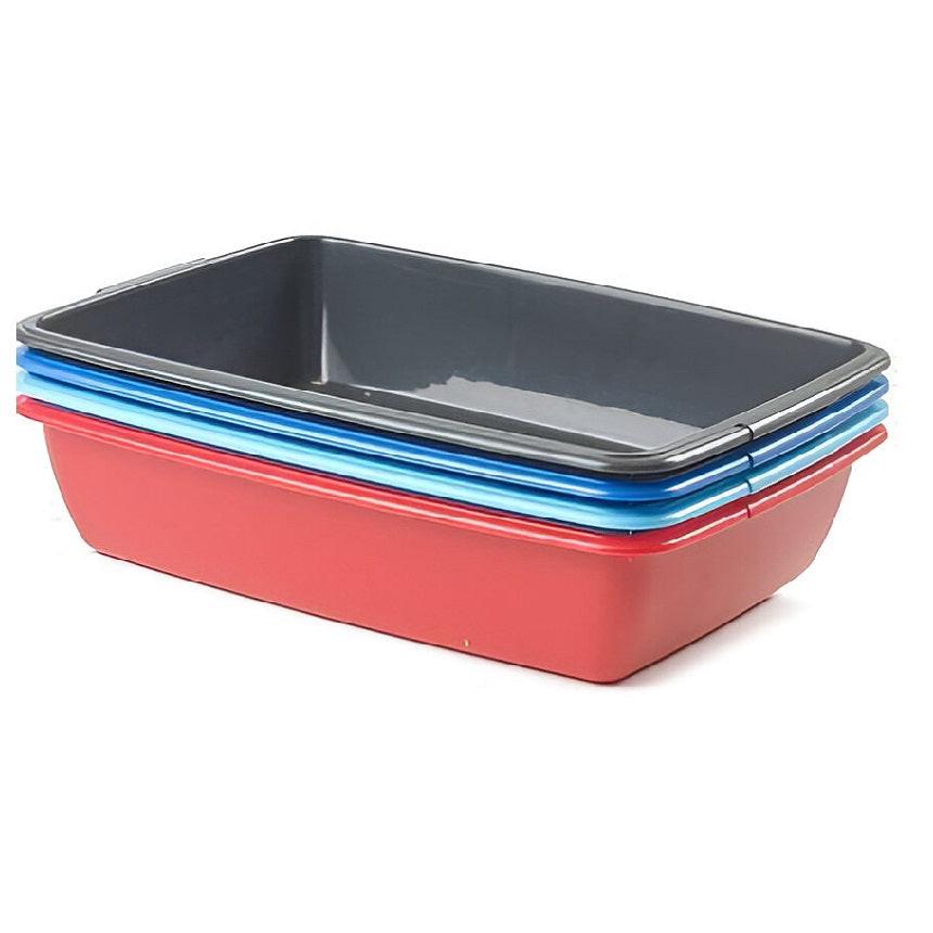 Whitefurze Cat Litter Tray Assorted Colours 40cm Pack of 1 P0301