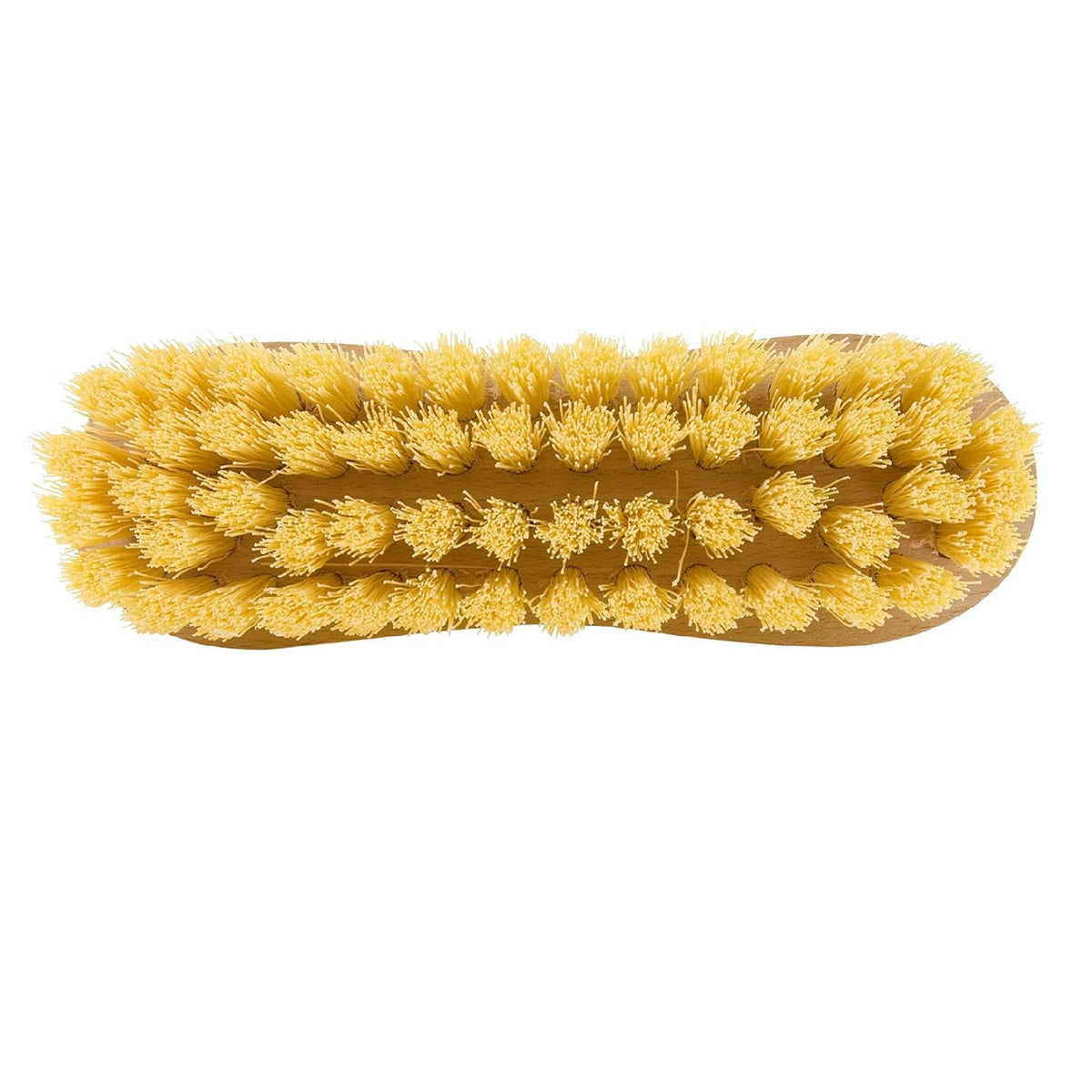 Elliott Wooden Scrubbing Brush with Curved Grip Handle Brown Small EL5222BCF