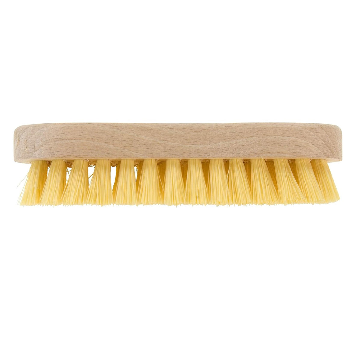 Elliott Wooden Scrubbing Brush with Curved Grip Handle Brown Small EL5222BCF
