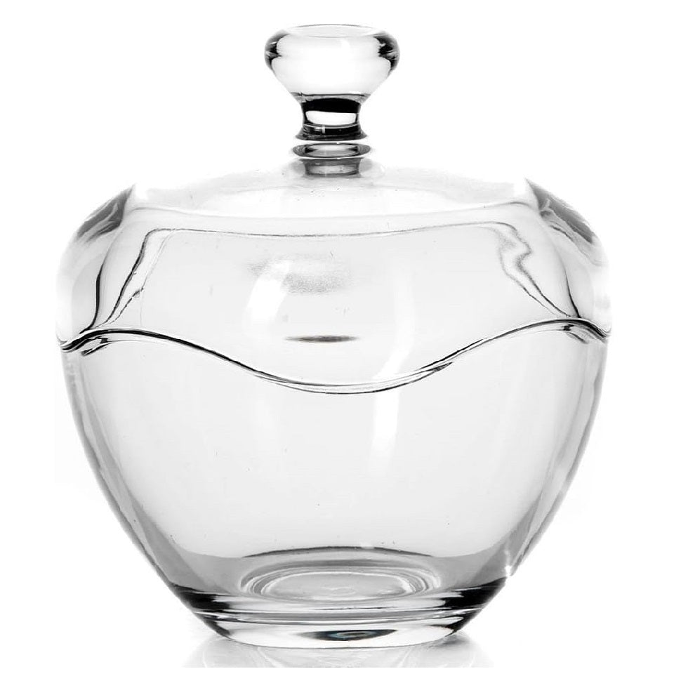 Parabahce Toscana Glass Candy Jar with Lid Clear 400ml H14cm x D13cm 98775