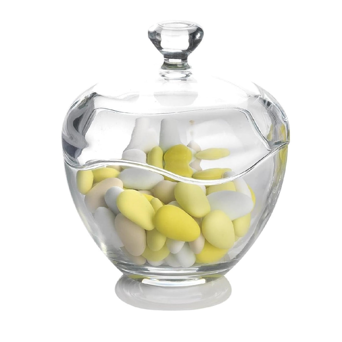 Parabahce Toscana Glass Candy Jar with Lid Clear 400ml H14cm x D13cm 98775